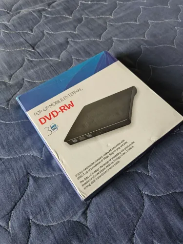 Leitor e Gravador Externo USB 3.0 Novo