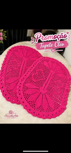 Tapete de crochê Cléo