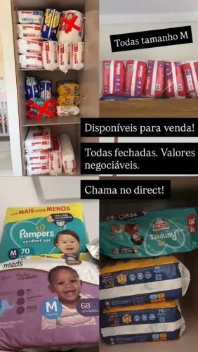 Título: Fraldas Descartáveis para Bebê à Venda - Ótimo Preço!