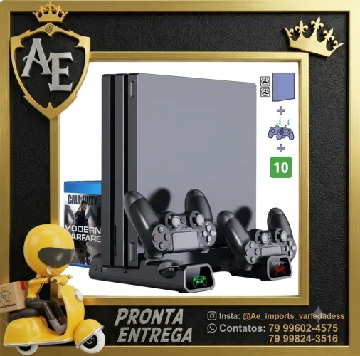 Base para ps4 com cooler