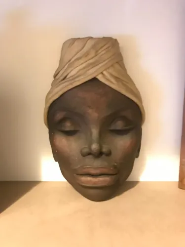 MÁSCARA AFRO DECORATIVA - ARTE E AXÉ
