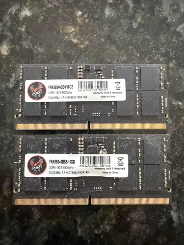 32GB RAM NOTEBOOK 5600MHZ LEIA!!