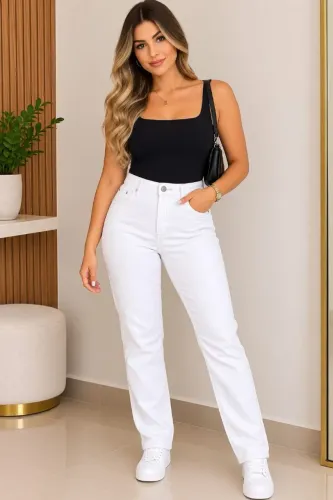 Calça jeans 44 s/ Lycra Damyller