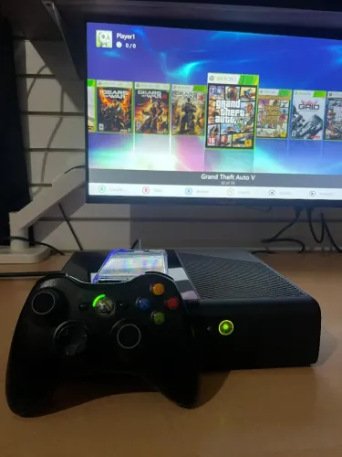 XBOX 360 DESBLOQUEADO 76 JOGOS 500GB