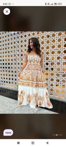 Vestido Farm longo