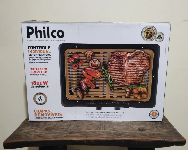 Churrasqueira Elétrica 1800W Maxx Gold PCQ1800D - Philco