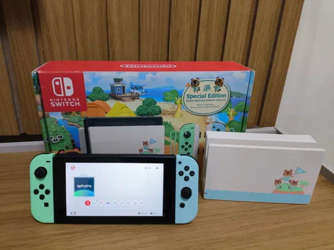 Nintendo Switch V2 Desbloqueado Animal Crossing