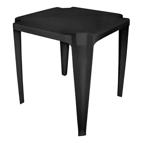 Mesa de plástico preta 