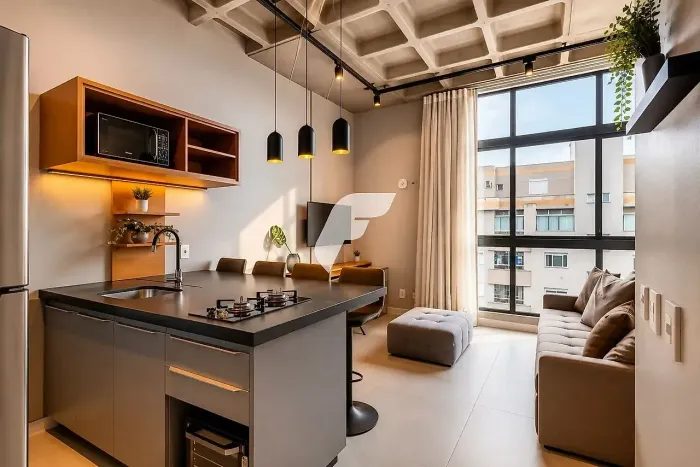 Apartamento 1 Quarto com Piscina - Canasvieiras