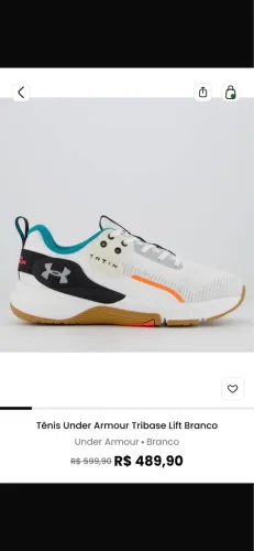 Tênis Under Armour tribase