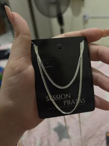 Colar + pulseira (prata)