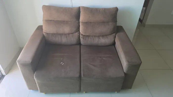 Sofá retrátil 2 lugares