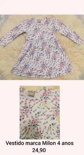 Vestido marca Milon 4 anos