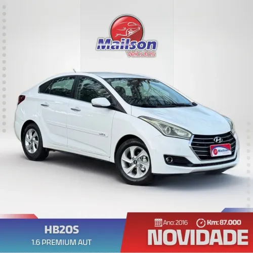 Hyundai HB20S Premium 1.6 Flex 16V Aut. 4P 2016