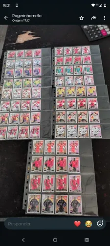 Figurinhas extrasLegends ORIGINAIS PANINI coleção completa