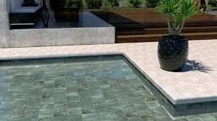PASTILHA DE VIDRO RECICLADO EM PLACA - ECO DESIGN IMPORTADO ARGENTINA PARA PISCINA
