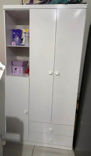 Guarda roupa infantil, aceito cartão