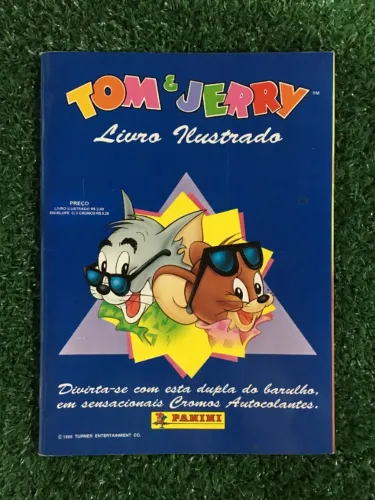 Álbum de Figurinhas Livro Ilustrado Tom e Jerry Incompleto - Panini 1995