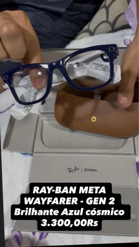 Rayban meta azul