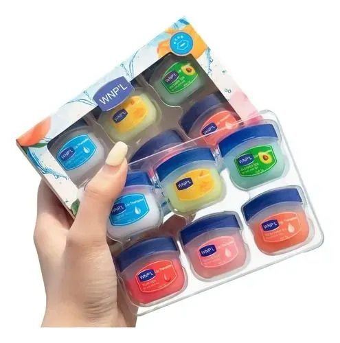 Hidratante Labial Kit 6 -lip Balm - Wnpl - Longa Duração