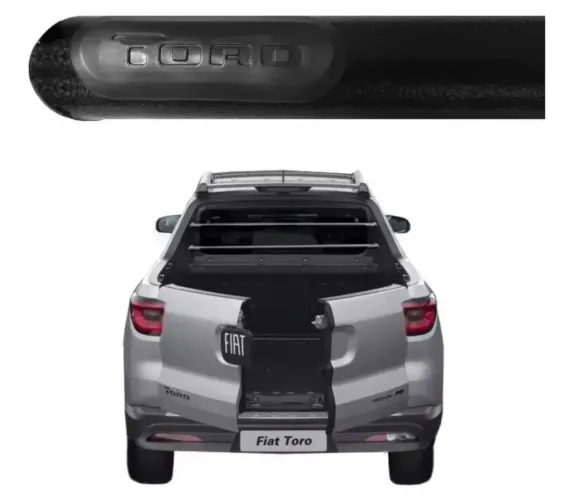 Grade proteção vidro traseiro Fiat Toro 2016/2026