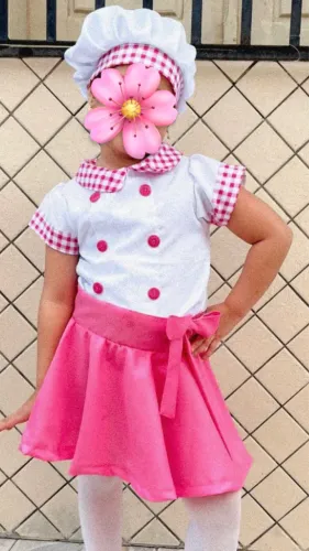 Vestido cozinheira kids