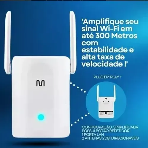 Repetidor Multilaser Re059 121w Branco