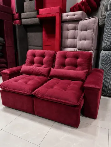 Sofá de luxo a pronta entrega retrátil reclinável