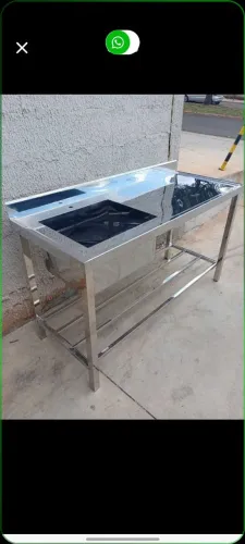 Pia de inox