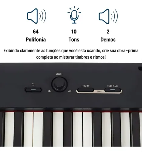Piano Digital Casio Cdp-s110 Stage Profissional + Suporte