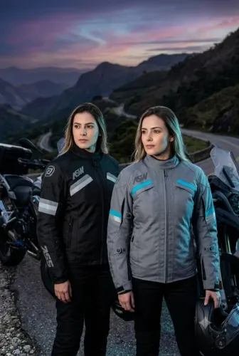 Jaqueta Motociclista ASW Feminino impermeável