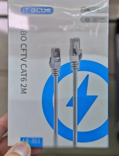 CABO C/CONECTOR CFTV CAT 6 2M REF: LE-311