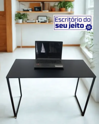 Escrivaninha Industrial 1m NOVA Mesa de Escritório Multiuso para Notebook Computador Birô
