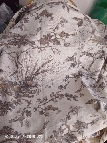 Cortina estampada 100% algodão