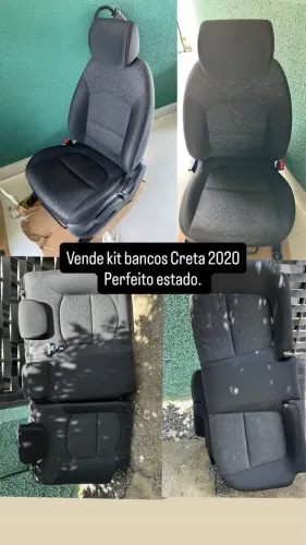 Kit bancos Creta pano. 