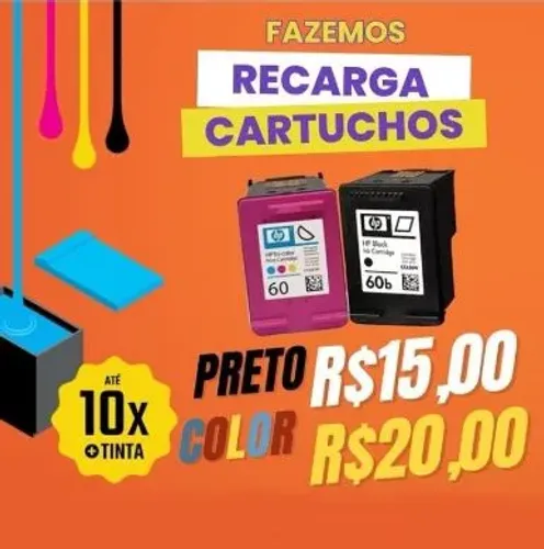 RECARREGO Seus Cartuchos Na Hora!