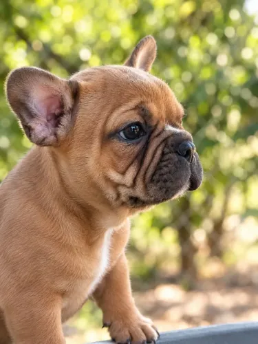 Filhote de Bulldog francês 