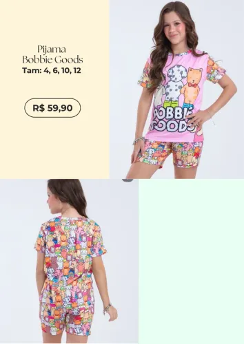 Pijama Infantil Personagens