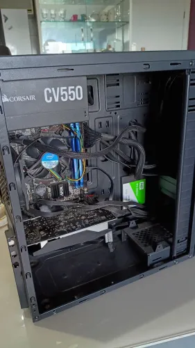 Computador Gamer/Workstation (i5 + GTX1050 + 16Gb RAM + 240Gb SSD + Corsair 550W)
