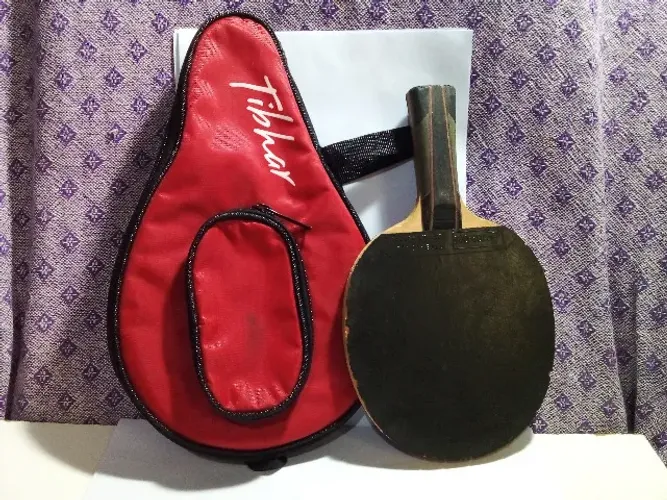 Lote Raquete De Ping-Pong Pongori Ttw 900 + Raqueteira Tibhar - Usadas - No Estado