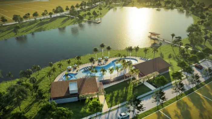 CONDOMÍNIO VALE GRAMADO - TERRENO COM 1.500m² DE FRENTE AO LAGO - CUIABÁ