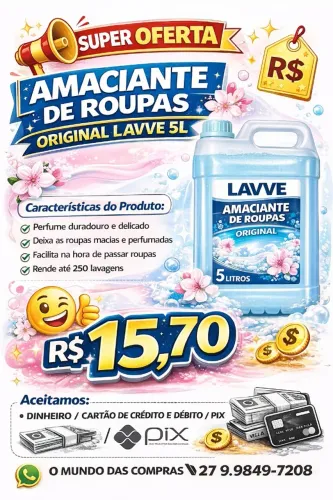 AMACIANTE TRADICIONAL 5L LAVE