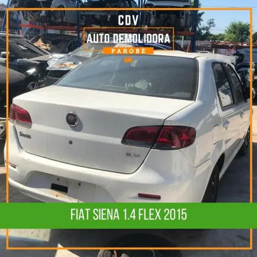 Sucata Siena EL 1.4 Flex 2015 disponível para venda de peças!