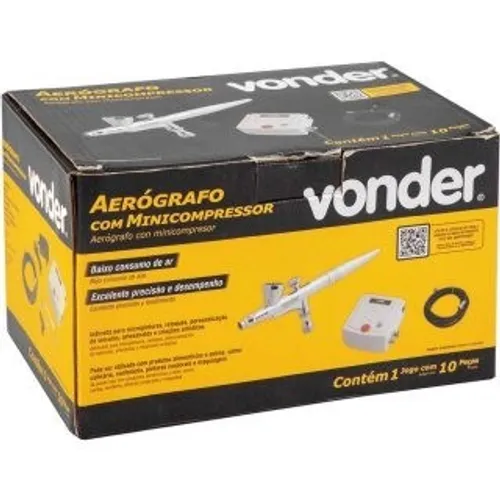Aerógrafo C/Mini Compressor Vonder
