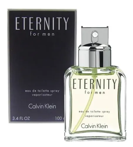 Perfume Eternity For Men 100ml Calvin Klein Edt Masculino Original Novo e Lacrado