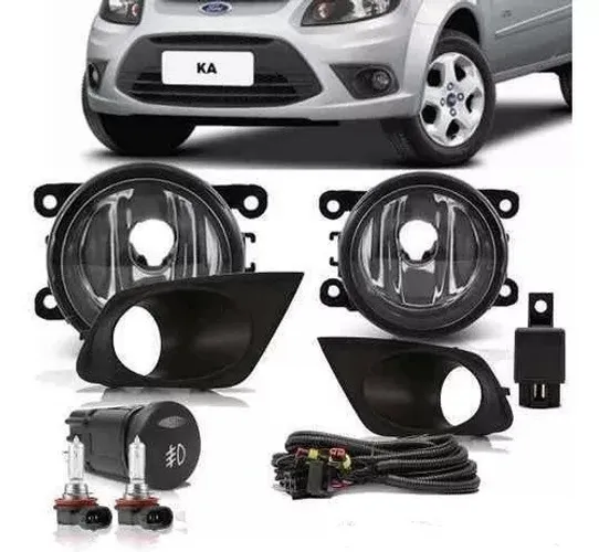 Kit Farol Milha Auxiliar Neblina Ford Ka 2012 2013 2014