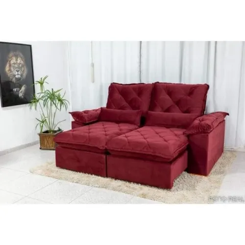 Sofá Retrátil Reclinável Suíça 2.10m !! Rf81199m