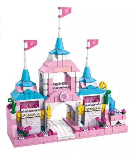 Bloco De Montar 1000 Peças Tipo Lego - Entrada De Castelo