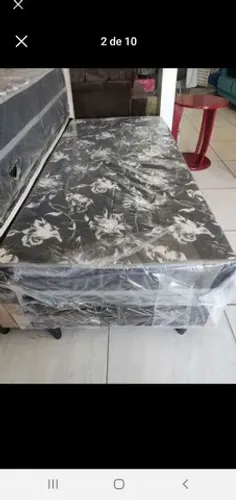 Cama  box  solteirão de fábrica 