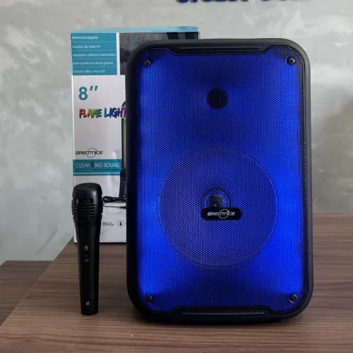 Caixa de Som Portátil Bluetooth 8 GTS-1726 Som Potente e Conectividade Versátil